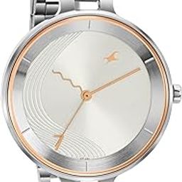 Stunners Quartz Analog Silver dial Stainless Steel Strap Watch for Girls-6265SM02-image-92