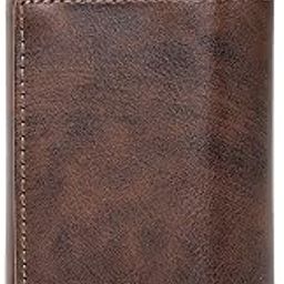 Exclusive and Upgraded Faux Leather Card Holder Wallet | Minimalist Slim Aluminium Pop-Up Card Case Fits Up to 9 Cards | RFID Blocking Credit Business Card Organizer for Men and Women (Brown)-image-46