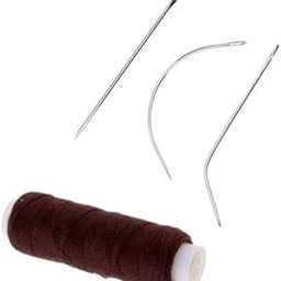 SAZ DEKOR® 3xCotton Hair Track Weft Weaving Sew Decor Thread for Hair Extension Brown| Scarf | Cap | Face for Sunglasses | Eye Glasses Holder | Hat Display Model Stand |-image-56