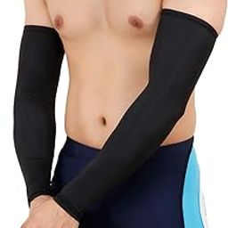 EM Nylon, Cotton Arm Sleeve For Men & Women (Free, Black)-image-15