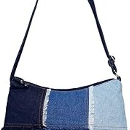 Denim Sling Bag for Women & Girls | Stylish Patchwork Crossbody Purse for Girls | Crossbody Shoulder Bag with Adjustable Strap | Lightweight Shoulder Bag for Daily Use & Travel-image-9