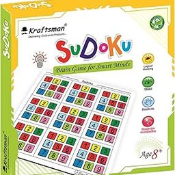 Kraftsman Wooden Sudoku Puzzle Challenge Board Game Along with Thinking Tiles and Puzzle Book,for Kid-image-82