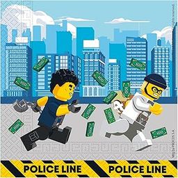 Lego City Paper Napkins FSC Certified Pack of 20 Colourful 33 x 33 cm-69