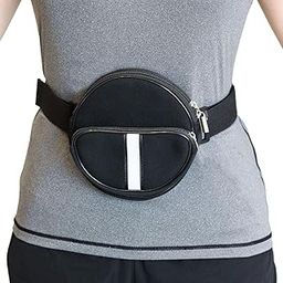 Portable CD Player Fanny Pack with Wristlet Hand Strap, Waterproof, Black, 6.5 x 6.5 inches-image-84
