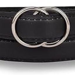 Black Double Ring Faux Leather Belt For Women's & Girls | Formal & Casual Belt For Ladies | Double Ring Belt For Ladies and womens-picture-55