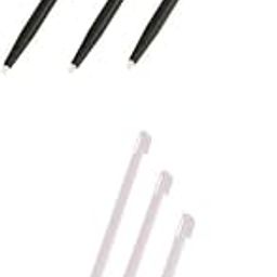 VELURA 6pcs Slot in Touch Screen Pen Stylus Resistive for 2DS Black+White|Video Games & Consoles | Video Game Accessories | Styluses-image-7