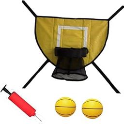 LOOM TREE Basketball Hoop for Trampoline Sturdy for Dunking Waterproof Basketball Goal Blue | Team Sports | Basketball | Backboard Systems-image-94