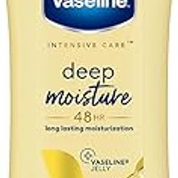 Vaseline Intensive Care Deep Moisture Nourishing Body Lotion 400 ml, Daily Moisturizer for Dry Skin, Gives Non-Greasy, Glowing Skin - For Men & Women-6