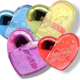 HUDACRUSH Beauty Heart Shape Lip Gloss Tint For Dry And Chapped Lips In Cute Heart-Shaped Packaging For Girls Lip Oil Hydrating Glossy Lips For Color Change Multicolour Metallic-Finished Packaging-image-10