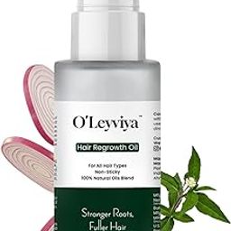 Oleyviya Hair ReGrowth Oil with Onion & Bhringraj – Clinically Proven to Reduce Hair Fall, Boost Growth & Thicken Hair | Castor, Coconut & Almond Oils | For Men & Women | 100% Natural, Paraben-Free (50ml)-image-38