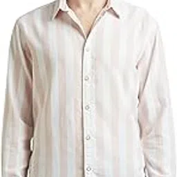 pepe jeans Men's Striped Regular Fit Shirt-picture-0
