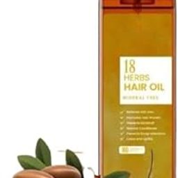 18 Herbs Hair Oil 200ML | Ayurvedic Hair Strengthener for Hair Fall Control & Growth | Natural Scalp Nourishment-image-67