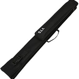 CALANDIS™ Pool Cue Bag for 1/2 Billiard Stick Lightweight Billiard Cue Stick Case Bag Black | Cue Cases | Billiards | Indoor Games-image-14