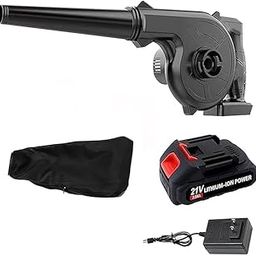 Cordless Air Blower, 2 in 1 Portable Blower & Vacuum, Multipurpose Long Leaf Battery Powered Handheld with Variable Speed for Gardening Works, Car Cleaning, Dust Cleaning-picture-11