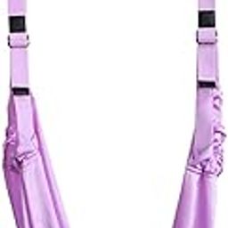 Enakshi (LABEL) Creations Pilates Belt Open Hip Stretch Split Pull Rope Back Waist Aerial Yoga Trainer Purple-image-44