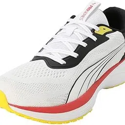 puma Men, Galaxis Pro, White-Black-Active Red, Running Shoe-8UK (31176703)-picture-35