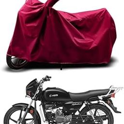 MITHILA MART-Bike Body Cover Compitable with Hero Splendor Plus Xtec Special Used for Dust Particle Sun UV Rays Water Drop Indoor & Outdoor and Parking Full Body Protection [Maroon]-image-48