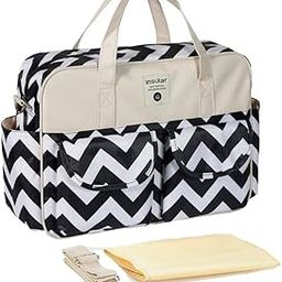 Diaper Tote Bag Waterproof Diaper Bag Fashion Nappy Bag Portable Diaper Handbag Large Travel Baby Bag For Mom And Dad-image-70