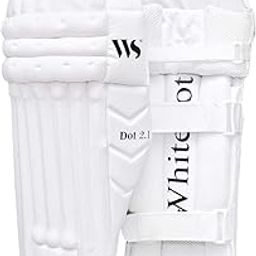 Whitedot Dot 2.1 PU Cricket Batting Pad, Size (Youth/Medium LH), Pack of (1Pair), White-image-90