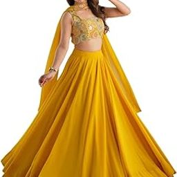 PRESENTING NEW PURE SOFT FOX GEORGETTE BLOOMING FABRIC LEHENGHA CHOLI FULLY STTICHED, WITH FANCY BLOUSE FULLY STTICHED WITH DUPPTA COMPLETE READY TO WEAR-image-25
