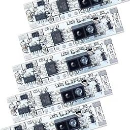 UJEAVETTE 5PCS DC3-12V Short Distance Sweep Hand Sensor Switch Module F/Closet Cabinet-image-2
