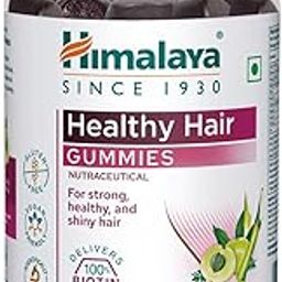 Himalaya Hair Health Gummies | Pack of 60 | For Strong, Healthy, Shiny Hair | 100% RDA Bioton |Gelatin-free Fruit based Gummies | 100% Vegetarian-image-76