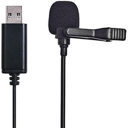 CALANDIS USB External Microphone W/Collar Clip Mic & Cable for Smartphone Laptop PC-13