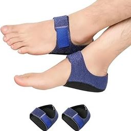 DENMILE Heel Pad for Heel Pain (L) Heel Ankle Pain Relief Pad Cushion Pad Heel Gel Heel Cups Orthopedic Footwear for Women Ankle Support Women Heel Pain Relief Plantar Fasciitis Footwear Ankle Support-image-25