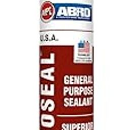 ABRO Advanced Clear Silicone Caulk for Kitchen & Bathroom - Silicone Sealant, 5X Stronger Adhesion, Shrink & Crack Proof - 260 ml Cartridge, Clear, Pack of 1-13