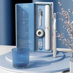 LUXURY BY LEVANI Ultrasonic Electric Toothbrush Oral Care Intelligent Sound Whitening Rechargeable IPX7 Waterproof Fast Charging Electronic Toothbrush 32000 Beats/Minutes-image-32