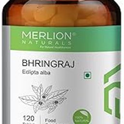 Bhringraj Tablets by Merlion Naturals | Eclipta alba | 500mg (120 Tablets)-image-81