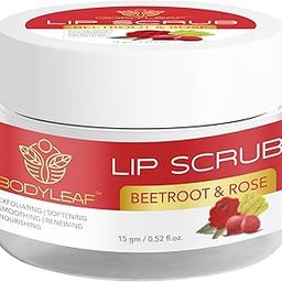 Bodyleaf Lip Scrub, Exfoliating, Nourishing | Lip Scrub for Dark Lips Remover, Lip Bright, Smoky Lips Removal, Lip Exfoliator for Dark Lips, Women/Men | Lip Scrub Balm - 85% Reduction in Dark Lips & Pigmentation | Heals Dry & Chapped Lips-picture-22