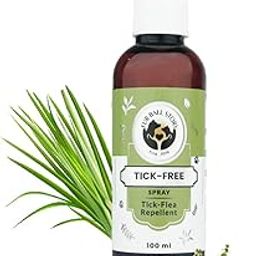 Fur Ball Story Tick Free: Natural Tick & Flea Repelling Spray for Dogs & Cats | Prevents, Removes Ticks & Fleas, Relieves Itching & Irritation | 100ml-image-0