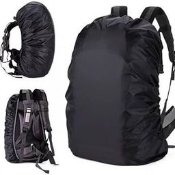 Black Sparrow Bag Cover Waterproof Rain Cover for Backpack Bags, Rainproof Dust Proof Protector Elastic Adjustable for Trekking & Laptop, School Bag Cover, Luggage Bag Cover with Pouch-picture-19