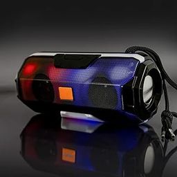 CIHLEX A-006 Bluetooth Speaker Portable Wireless High Power Sound Blast Stereo Bass with USB/FM/TF Card & RGB Light HD Audio for Car/Laptop |10 W Bluetooth Speaker (Black, Stereo Channel)-image-94