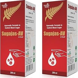 Nature Vedic Sugajas-AV Syrup Ayurvedic Formula for Control Blood Sugar 200ml Each (Pack of 2)-image-60