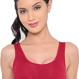 Women's Cotton Blend & Spandex Non-Wired Sports Bra-image-52