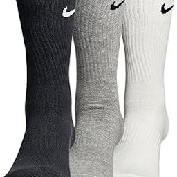 Men's Cotton Crew Length Socks, Pack of 3, Multi Colour Size M/L-16