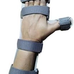 Linefaily Static Cock Up Splint palm support, elbow support Hand Support (One Size, For Left)-picture-2