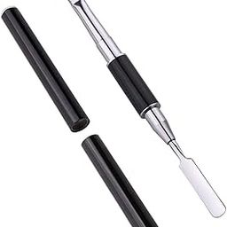 Dual-Ended Polygel Brush & Picker,2 in 1 Designs Polygel Nail Brushes Stainless Steel Gel Nail Tool for PolyGel Brushes it Acrylic UV Nails ExtensionUV Gel Acrylic Nails-image-25