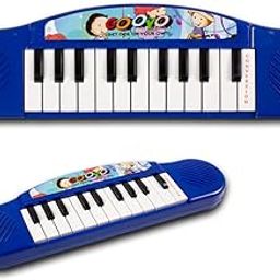 Gooyo GY3716 Mini Portable Piano Keyboard Musical Toy for Kids/Babies/Girls/Boys/Gifts | Blue Color, Power Source: 2xAA Battery (Not Included)-19