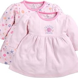 baby go Full Sleeve Knee-Length Dresses for Baby Girls(3-6Months,Pinkk1), A-Line-picture-29