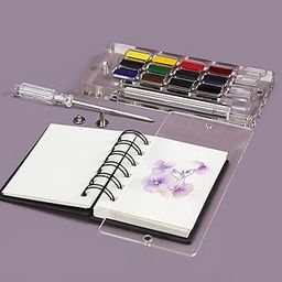 THE STYLE SUTRA Travel Watercolor Painting Pallet Box Display Accs Water Colors Palette-image-47