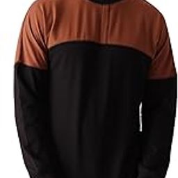 Crew Neck Sweatshirt for Men 100% Cotton Terry 280GSM Heavy French Terry Dual Tone-image-4