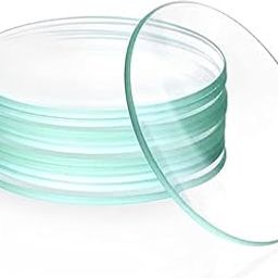Labxport Borosilicate Watch glass of 75 mm for for beakers Covering lab laboratory Cosmetics School collage Classroom science experiments and STEM education Chemistry use Pack of 12-13