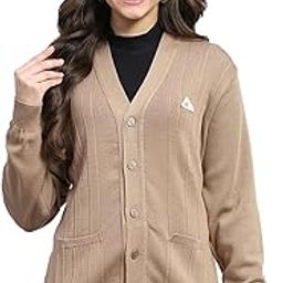 Mens Solid V Neck Full Sleeve Cardigan (1220412FC)-image-58