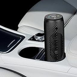 Ace Car Air Purifier | Medical grade, germs kill UV-C light | Live AQI | Dual Fan | Low Noise Level | Purifies 99.9% Air | Ideal for any car Black-image-43