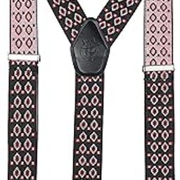 Abstract Azure Black Suspender (3.5cm width)-image-67