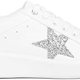 Glitter Star Applique Detail Sneakers-image-62