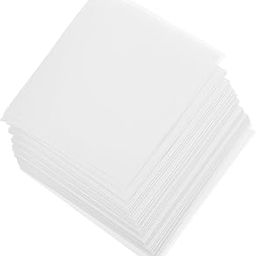 Alipis Square Weighing Paper 500pcs 100mm Cellulose Non-Stick Non-Absorbent Smooth Glossy Translucent for Laboratory Use-30